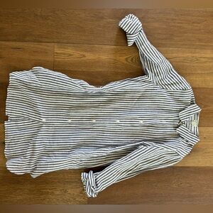 JCREW Cotton Linen Shirt Cover Up Dress